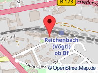 Karte von Reichenbach im Vogtland