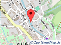 Karte von Hohenelbe / Vrchlabí (Stadt)