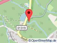 Karte von Eichwald / Dubí (Stadt)