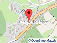 Karte von Petzer / Pec pod Sněžkou (Gemeinde)