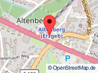 map of Altenberg (Erzgebirge)