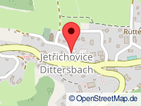 map of Jetřichovice / Dittersbach (municipality)