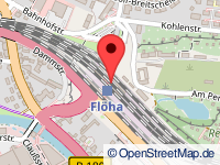 map of Flöha (municipality)