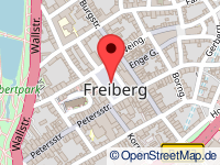 map of Freiberg