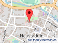 Karte von Neustadt in Sachsen (Gemeinde)