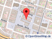 Karte von Breslau / Wrocław