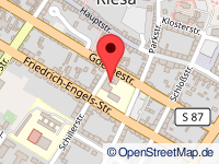 Karte von Riesa (Stadt)