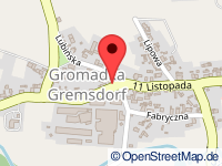 map of Gmina Gromadka / Gremsdorf municipality