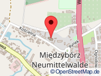 Karte von Neumittelwalde (Gemeinde) / gmina Międzybórz