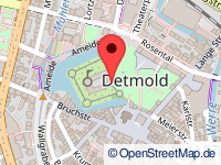 Karte von Detmold