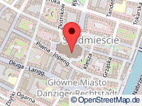 Karte von Danzig / Gdańsk