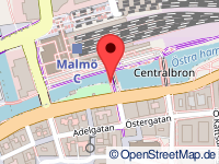 Karte von Malmö / Malmø