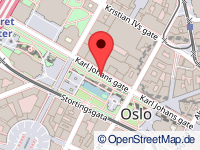 Karte von Stadt Oslo / Kristiania