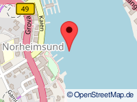 Karte von Kvam herad (früher Vikør)